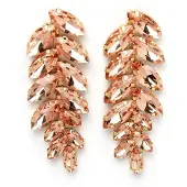 Avant Garde Boucles d'oreilles 'Helenata' pêche