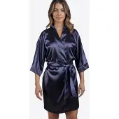 Vivisence Robe de chambre '5033' bleu foncé