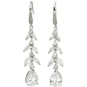 Avant Garde Boucles d'oreilles 'Livia' argent