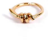 Les Reines Bague 'Ferry Knot' or
