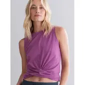 Hey Honey Haut 'Cropped Top' violet