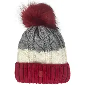 Kumixi Bonnet 'Bommelmütze' rouge