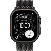 Apple MGHR4ZM/A, Bracelet, Smartwatch, Noir, , Watch 44/45/46/49mm, Titane