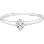Diamant Exquis Bague argent