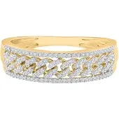 Diamant Exquis Bague 'Ring aus 375 Gelbgold mit Diamant' or