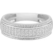 Diamant Exquis Bague argent