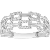 Diamant Exquis Bague argent