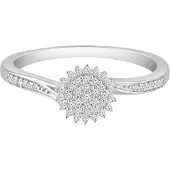 Diamant Exquis Bague argent