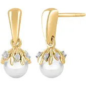Diamant Exquis Boucles d'oreilles or