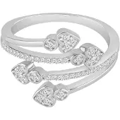 Diamant Exquis Bague argent