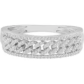 Diamant Exquis Bague 'Ring aus 375 Weißgold mit Diamant' argent