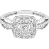 Diamant Exquis Bague argent