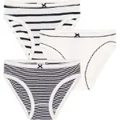 Petit Bateau Sous-vêtements noir / blanc