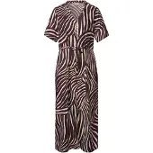 Street One Robe-chemise beige clair / rouge foncé