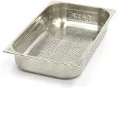 Maxima - Récipient Gastronorm - 1/1 GN - 10 cm de profondeur - Acier inoxydable - Perforé