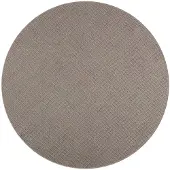 vidaXL Tapis rond LUGO Crème et taupe Ø 200 CM Polyester
