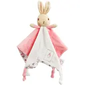 Rainbow Lapin Flopsy en peluche arc-en-ciel rose