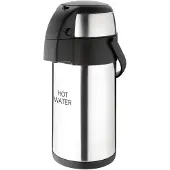 Olympia pichet à pompe isolé HOT WATER, Carafe isotherme, Argent