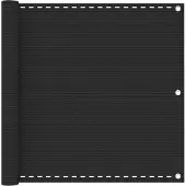 vidaXL Brise-vue balcon anthracite 90x500 cm HDPE