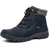 Ara Bottines à lacets '12-49309' bleu foncé / gris chiné