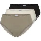 Schiesser Slip 'Modern Multipacks' beige / crème / noir