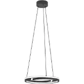 Eglo Suspension LED Mezzomonte, luminaire pour table à manger, variateur avec télécommande, plafonnier, lampe pour salle à manger, métal, blanc chaud - blanc froid, 4700 lumens