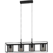 Eglo Lampe suspendue rurale Catterick 4x E27