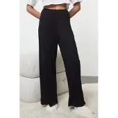 Trendyol Pantalon de pyjama noir