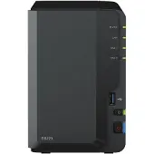 Synology DS223 RED 4TB (2x 2TB) (2 x 4 To, WD Red), NAS, Noir
