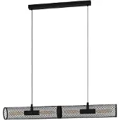 Eglo Lampe suspendue pour salle à manger Redcliffe noir