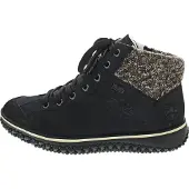 Rieker Bottines à lacets bleu nuit / marron chiné / noir / blanc cassé