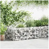 vidaXL Mur de gabion Acier galvanisé 450 x 30 x 50 cm