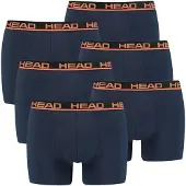 Head Boxers bleu foncé / orange