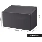 AeroCover Housse de Canapé de Jardin AeroCover Anthracite (160 x 75 x 65/85 cm)