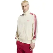 Adidas Veste de survêtement 'Firebird' chamois / rouge carmin