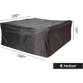 AeroCover Housse de Salon de Jardin Platinum AeroCover Anthracite (300 x 300 x 70 cm)