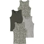 Name it Maillot de corps gris chiné / sapin / vert pastel