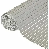 Nature Écran de jardin à double face PVC 1,5x3 m Gris