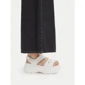 Crocs Sandales 'Sandalen mit Klettverschluss „Soho y Strap“' blanc