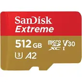 SanDisk Microsdxc Extreme Plus Uhs-i 512 Gb Carte Mémoire