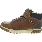 Rieker Bottines à lacets bleu marine / marron / caramel