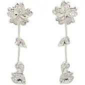 Avant Garde Boucles d'oreilles 'Florenceka' argent