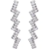 Avant Garde Boucles d'oreilles 'Ulrikema' argent