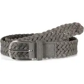 Howard London Ceinture 'Leather Belt Suede Ashley' gris
