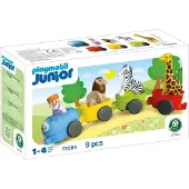 Playmobil Junior 72084 - Train avec des animaux