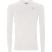 Kappa Vurbat Long Sleeve Base Layer Blanc XL Homme