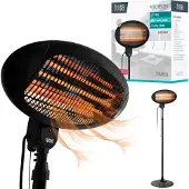 Teesa TSA8050 Chauffage électrique de terrasse sur pied 2000 W