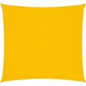 vidaXL Voile d'ombrage Oxford Tissu Carré 2x2 m Jaune