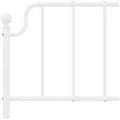 vidaXL 373968, blanc, acier, 135 cm, 1420 mm, 102 cm, 40 mm