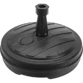 Eda Plastiques EDA 010703 G.GF EDA Pied de parasol, plastique, rond, 430mm, gris foncé